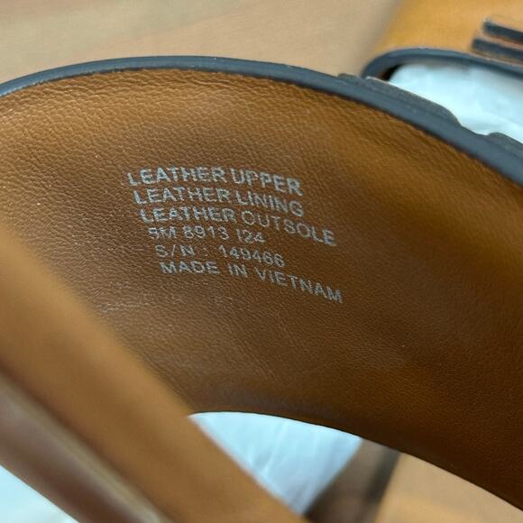 Tory Burch Women's Ines Single Band Slide Tan Sandals Size 5 - Picture 8 of 11